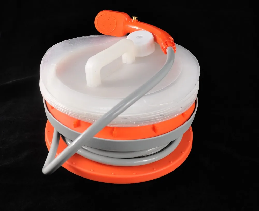 Best Outdoor Products 10l Foldable Portable Camp Solar Shower With