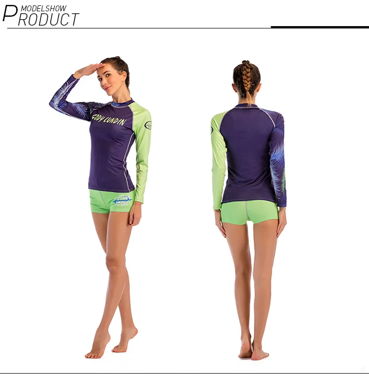 Women Stylish Sportswear Long Sleeve Sublimated Diving Swim Suit Buy