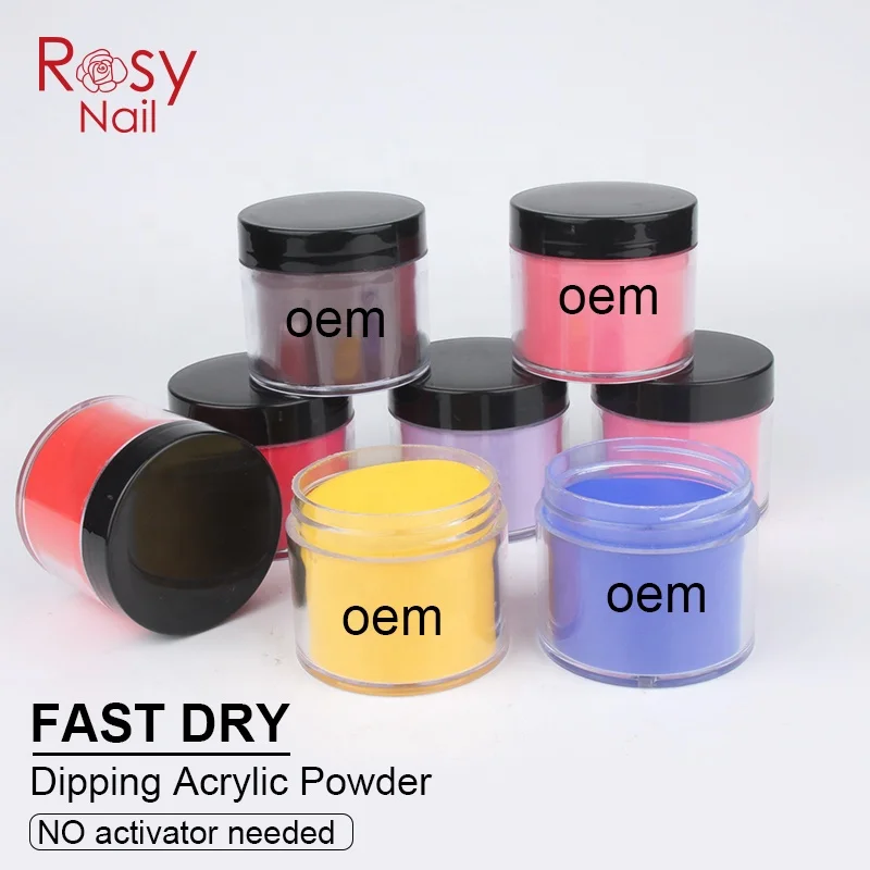 

Fast drying no need activator to dry nail dipping powder for acrylic nails, 250colors