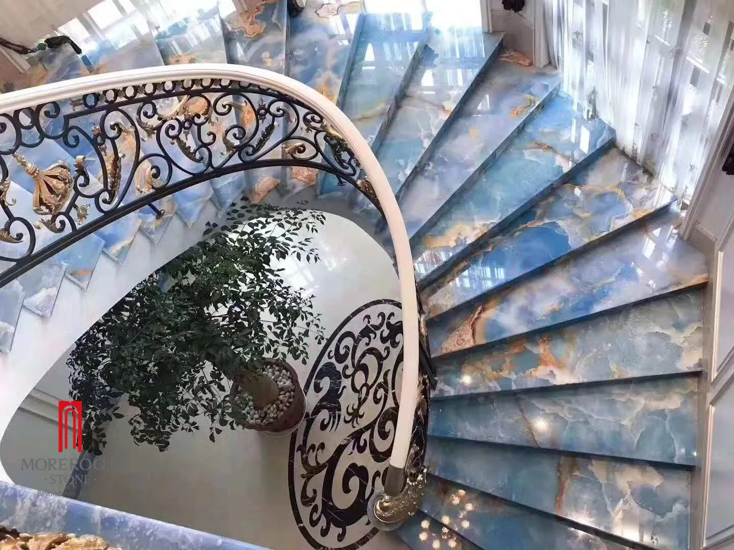 Expensive Precious Natural Blue Marble Stone Floor Tile Buy Blue