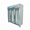 Huaer brand beverage glass door upright display fridge freezer