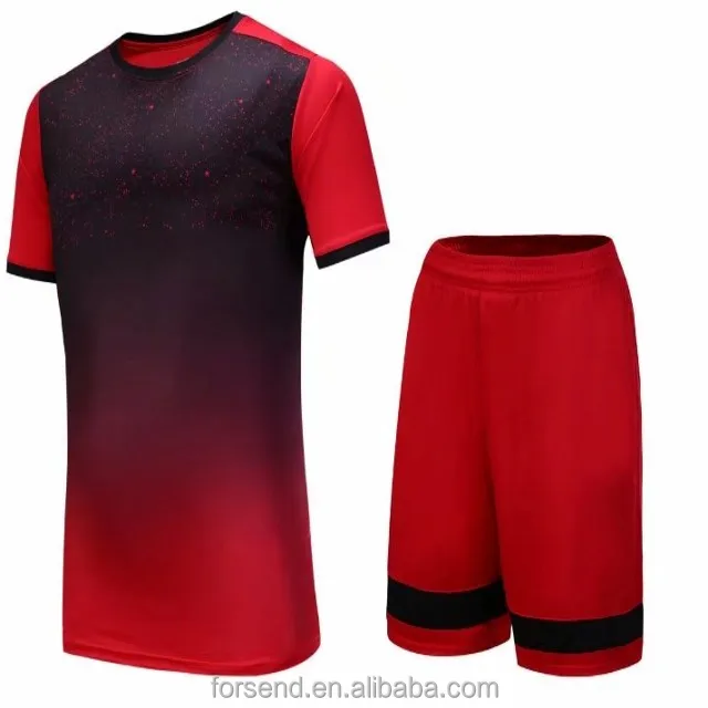 

OEM 100% Polyester Sports Wear New Style Of Breath Soccer Fit Jersey Red Football Uniform, Red/green/white/pink/blue/yellow/oringe