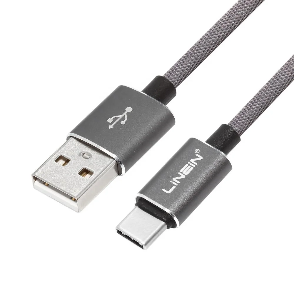

Free Sample LINEIN Type C Cable Charger Phone Data Transfer Usb Charging Cable Fast Nylon Usb Cable, Customized