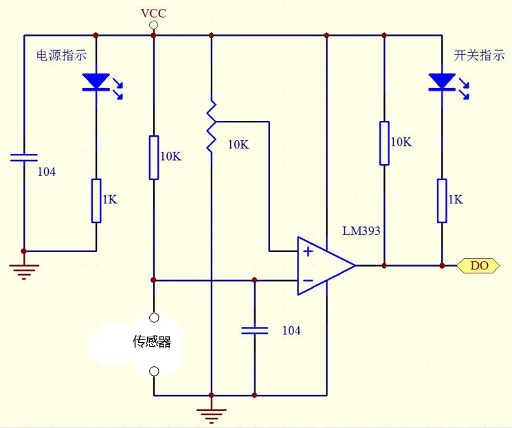 Компаратор lm393 схема