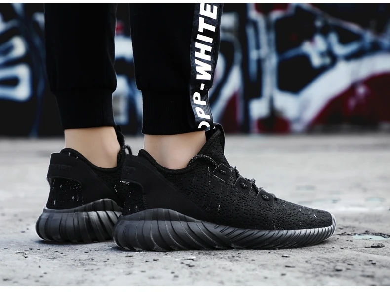 2018 hot sale breathable knitted upper womens tennis shoes