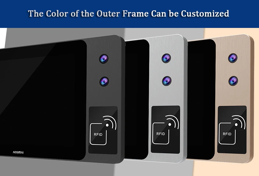 10.1 inch RK3288 touch screen RJ45 RS232 industrial tablet with front rfid reader