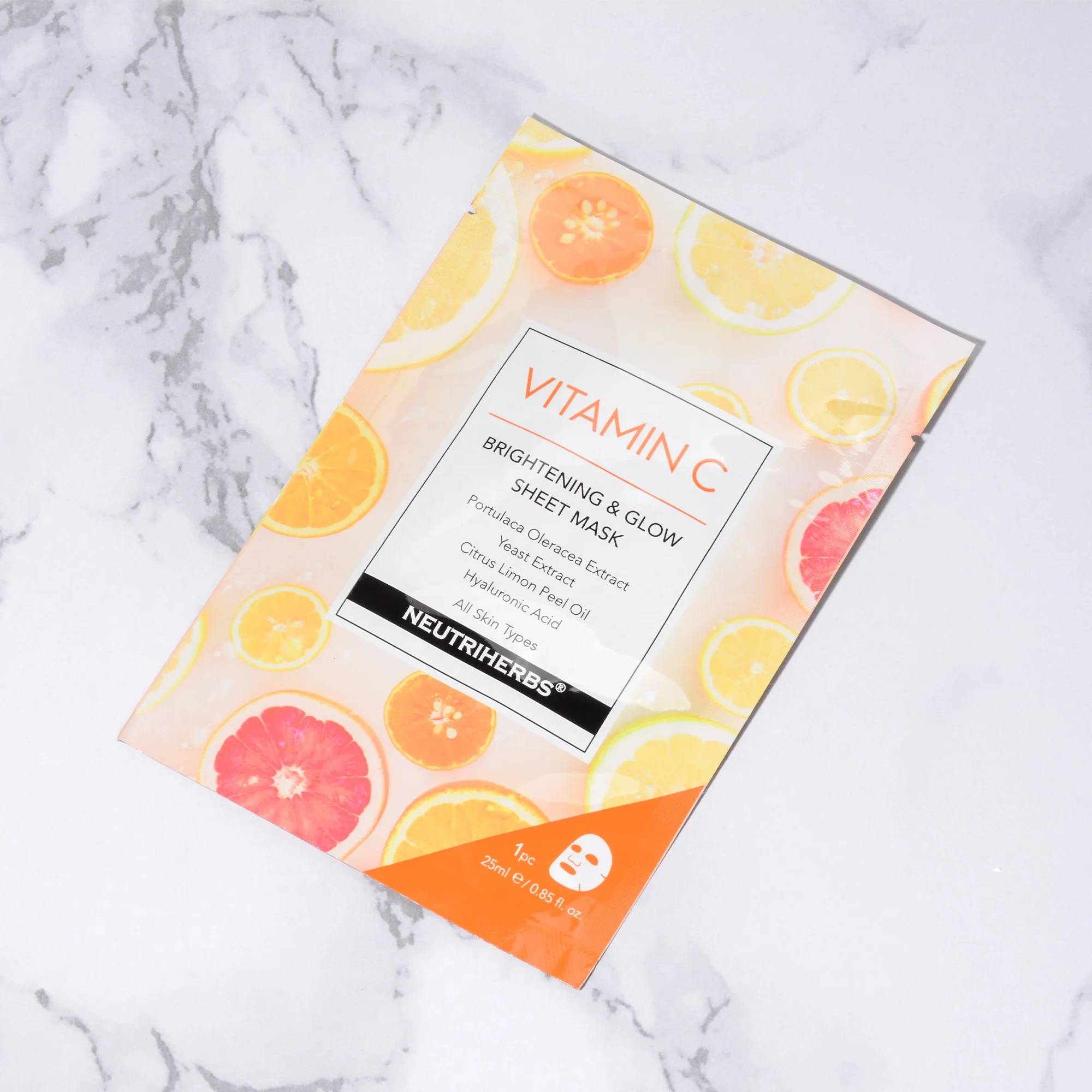 

Fruit Skin Care Organic Vitamin C Sheet Mask Form Use Moisturizing Facial Mask skin care facial mask