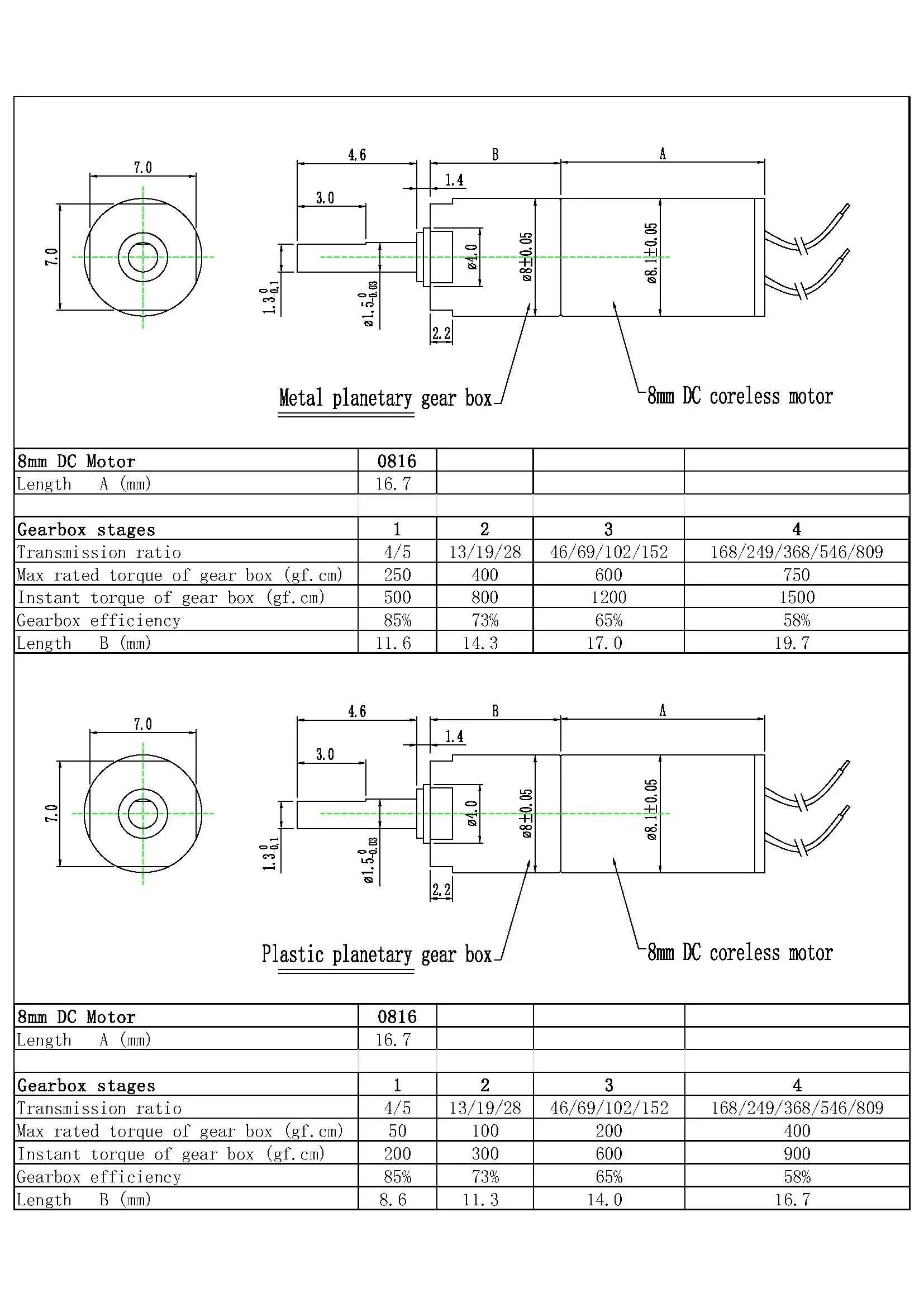 Co-Well Factory Whosale Custom For Robot Robot Gear Motor