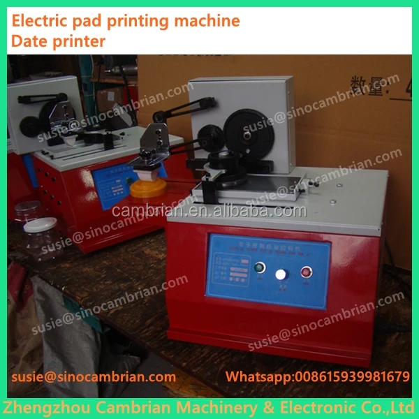 Electric Pneumatic Oilcup Ink Manual Pad Printer Large Format Single