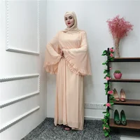 

2019 hot sale big sleeves turkey women clothes muslim clothing chiffon abaya islamic clothing
