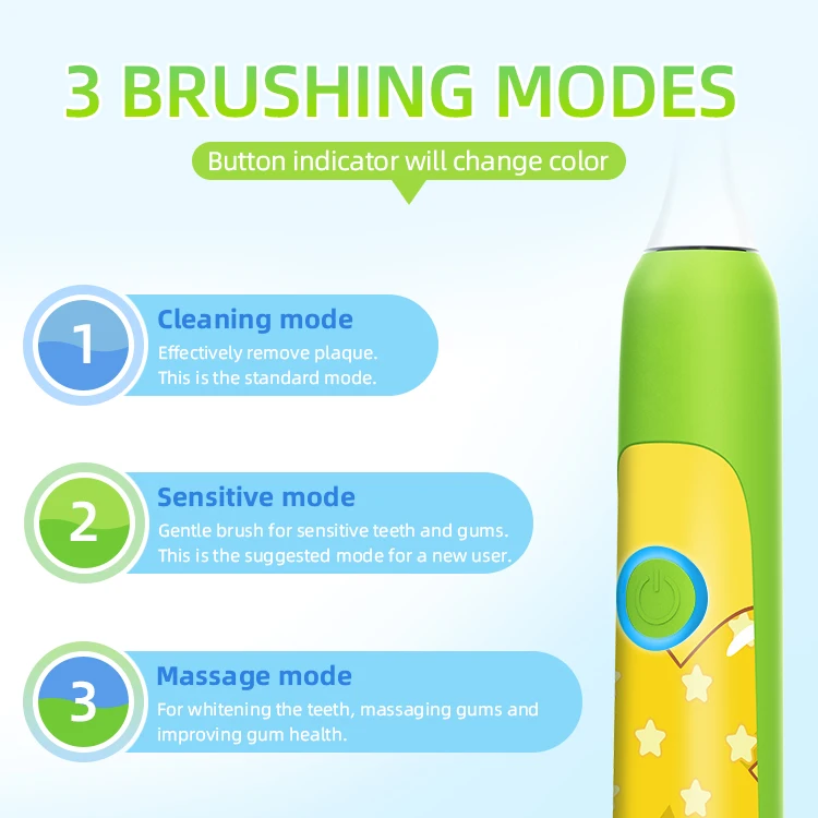 Sonic Electric Toothbrush Bluetoothes APP Children's Electric Toothbrush Kids 