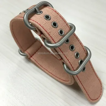 custom canvas watch straps