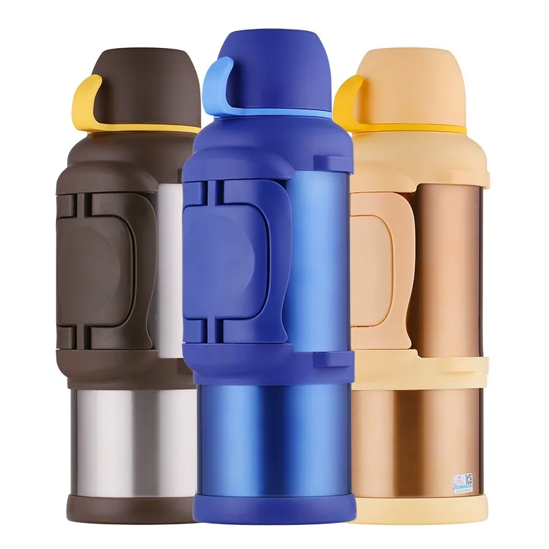 High Quality 3 Liter Wide Mouth 18/8 Double Wall Stainless Steel Durable Hot Water Thermal Flask