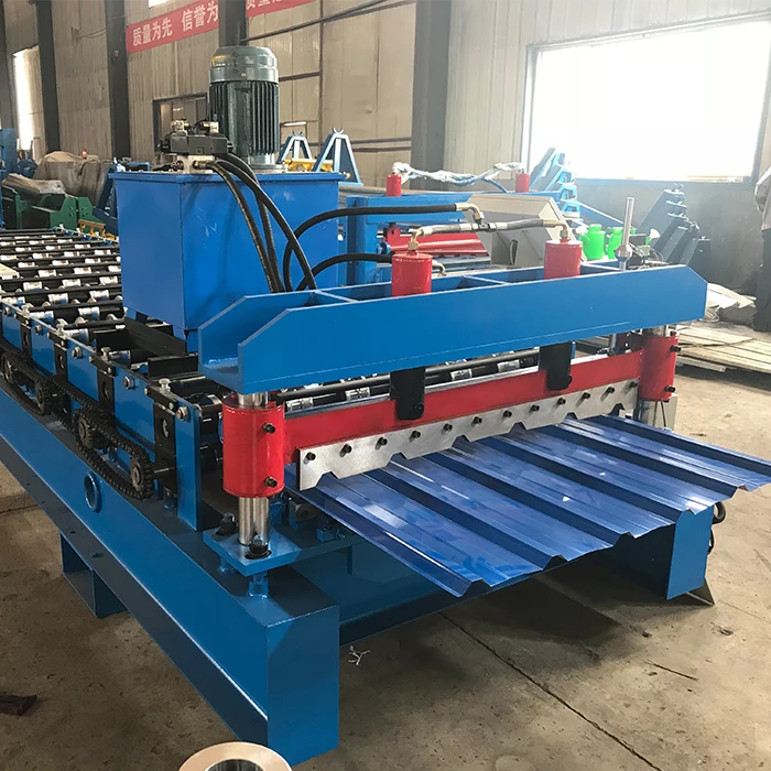 
Aluminum roofing tile sheet panel roll forming making machine 