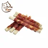 Calcium Bone Twined by Duck Dog Snack Food Duck sausage wrapped Calcium Bone