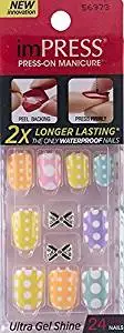 **NEW 2015** KISS imPRESS "STARLET" Short Length by Broadway Press-On Manicure Nails