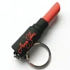 Promotion 3D Custom Soft PVC Keychain Lipstick Shaped PVC Keyring For Girls