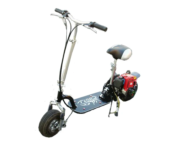 Petrol Scooter Four Stroke 49cc Adult Grown-up Reigning Bike Cycling Majority's Scooter Unisex 12-18 Inch Mini Scooter