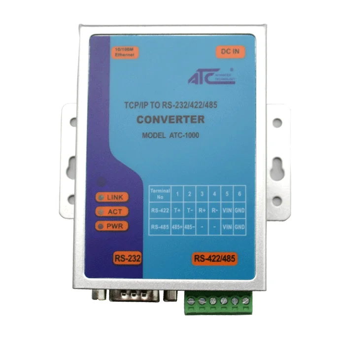 
Ethernet to RS232/422/485 Converter(ATC-1000) 