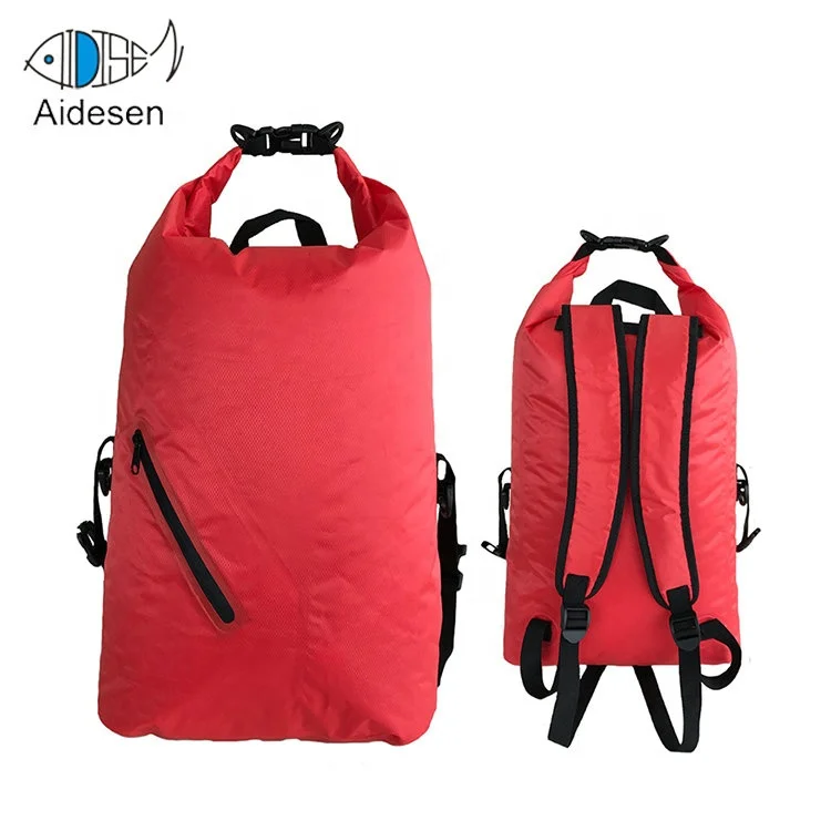 

Zipper PVC Waterproof Backpack Shoulders Bag Outdoor Travel of Women Custom Light Weight Red Customized Ningbo Fashion ADS Open, Black,orange,can be customized