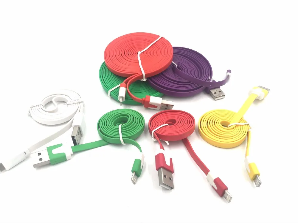 1m/2m/3m Colorful Micro Usb Ribbon Cable For Android Smart Phone Buy