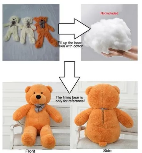 white life size teddy bear