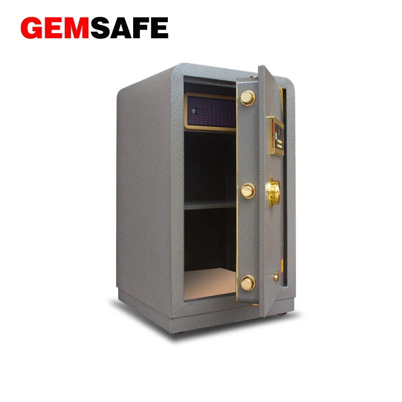 J500 High Safety Double Key Lock Fireproof Cash Floor Safe Deposit Box