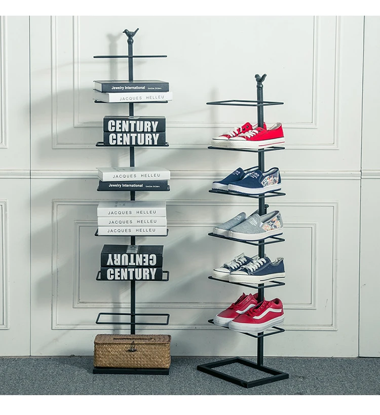 Metal Rack Shoe Display Rack 6 Layers Shoe Rack Metal Stand Display