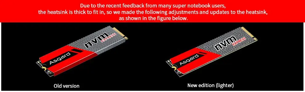 Asgard оптовая продажа PCIe3.0 NVMe M.2 ssd жесткий диск 512 ГБ 256 1 ТБ