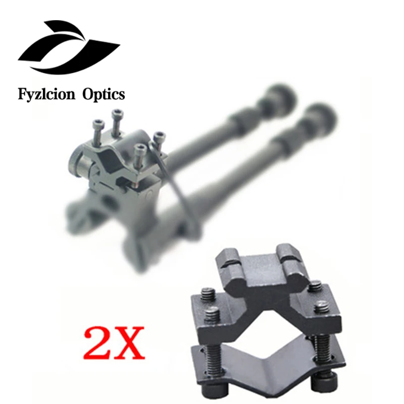 

2 PCS Universal Tactical 20mm Rail Barrel Mount Clamp for Rifle Gun Scope Sight Lights scope mount rail gun accessories