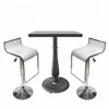 Conventional Furniture Appliance Multi-Purpose Black Color Powder Coated Wrought Iron Cafe Table For Commerical Use