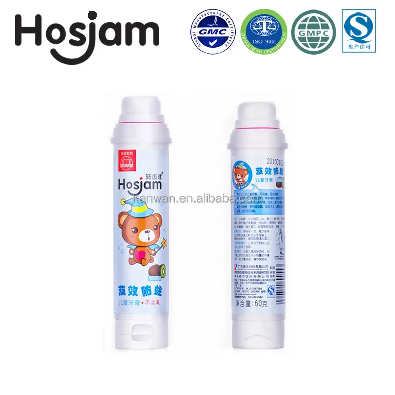 
OEM Fluoride Free Strawberry Kids Toothpaste Xylitol Prevent Cavities Toothpaste For Chidren 