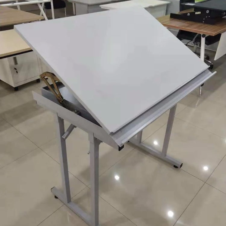 
A1 size folded draft table PCZ 107D Manual Architecture Foldable Drawing Table Made in China 
