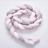 Baby Braided Crib Bumper Handmade Cradle Newborn Pillow Snuggle Sleep Bed Pads