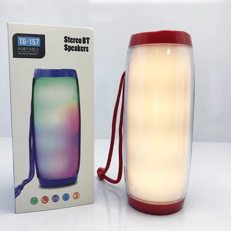 Portable Blue tooth Speakers Wireless Hands Free LED Speaker TF USB FM Sound Music For Mobile Phone - ANKUX.COM