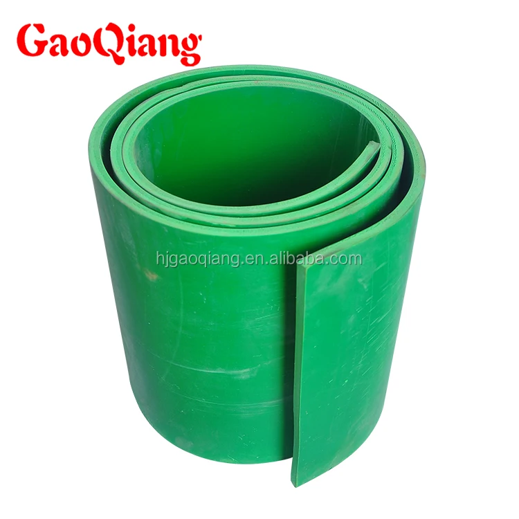Professionally manufacture insulation green color rubber sheet
