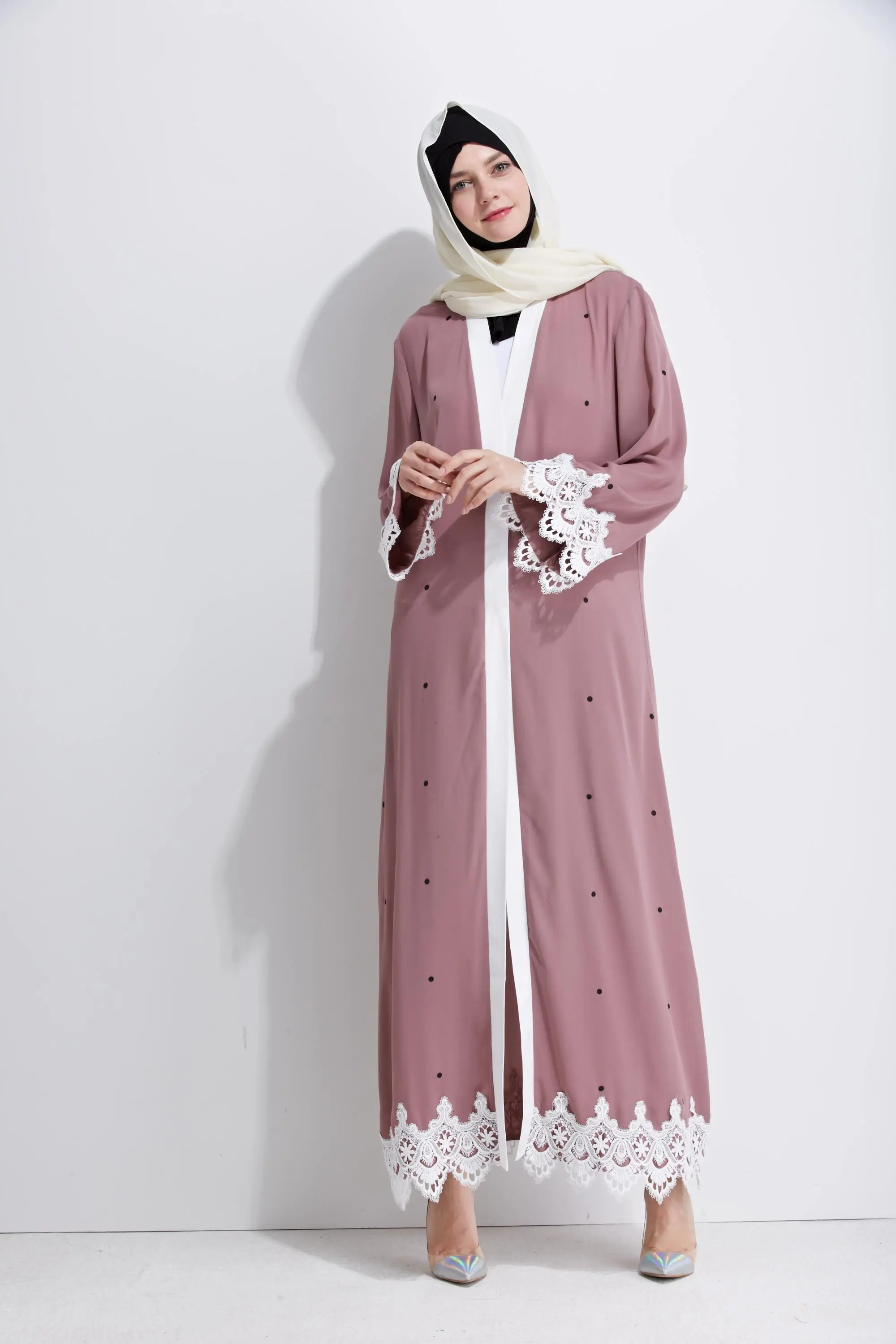 Good Design Pink Modern Islamic Clothing Abaya Buy