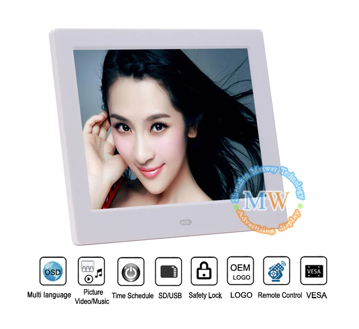 8inch Rohs Digital Photo Frame Picture Viewer Buy 8inch Rohs Digital Photo Frame Product on