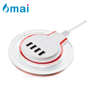 6mai 5.1A 25.5W 4 Ports Quick Desktop usb charger with Smart Auto Power-off Technology