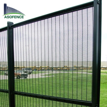 Welded Wire Mesh Powder Painted Clearvu Security Fence Prison For South Africa Welded Wire Mesh Powder Painted Clearvu Security Fence Prison For South Africa