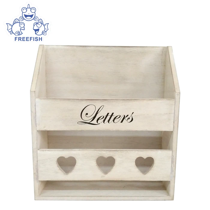 Home Decoration Wooden Letter Rack With Antique Effect,Wooden Wall