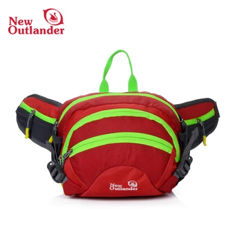 Outdoor Walking Zipper Pockets Sport Pack Waterproof Running Waist Pouch Bag For Las