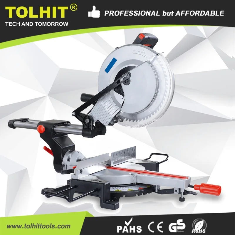 Tolhit 305mm 1800w Wood Aluminum Cutting Electric 12" Double Bevel