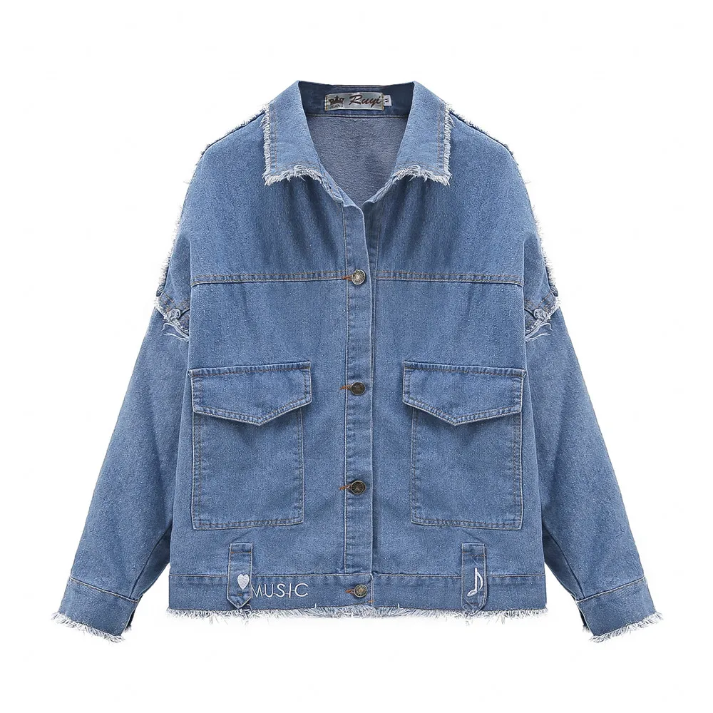 batwing denim jacket