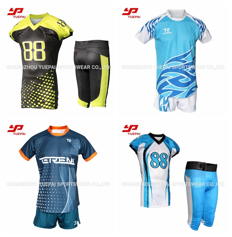 High quality custom design rugby jerseys and shorts for men