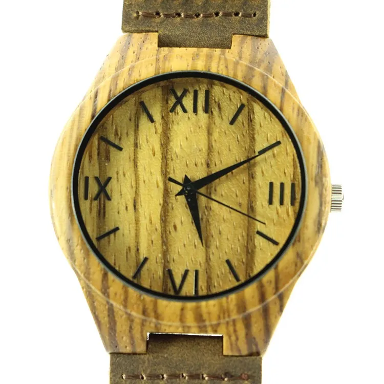 

High Quality Men List Wristwatch Luxury Top Brand Designer Branded Unique Mens Watch, Zebra wood