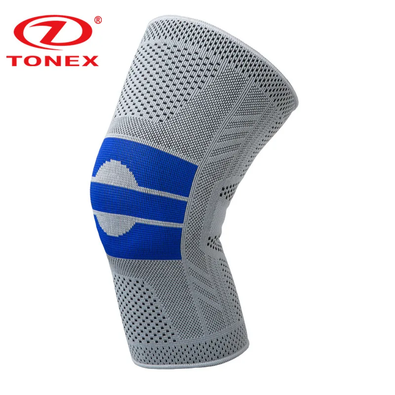 Newest Nylon Sleeve Fitness Supports Compression Knit Knee Support For Sports