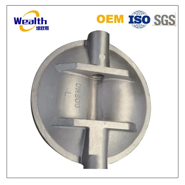 
OEM high quality drawing butterfly valve body casting 