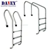Different steps any depth swimming pool stainless steel adult pool ladder
