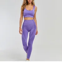 

Sports Outfits Women Workout Clothes Gym Sets 2 Piece Fitness Clothing Sports Seamless Yoga Leggings Set